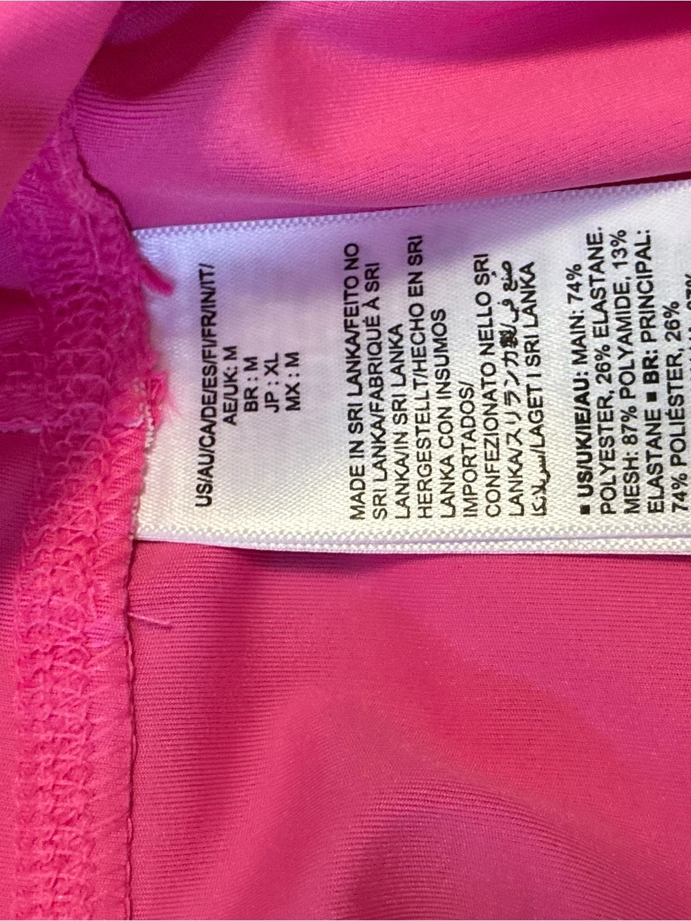 Amazon Essentials Women Bright Pink High-Waist Active Leggings Medium - Picture 7 of 7